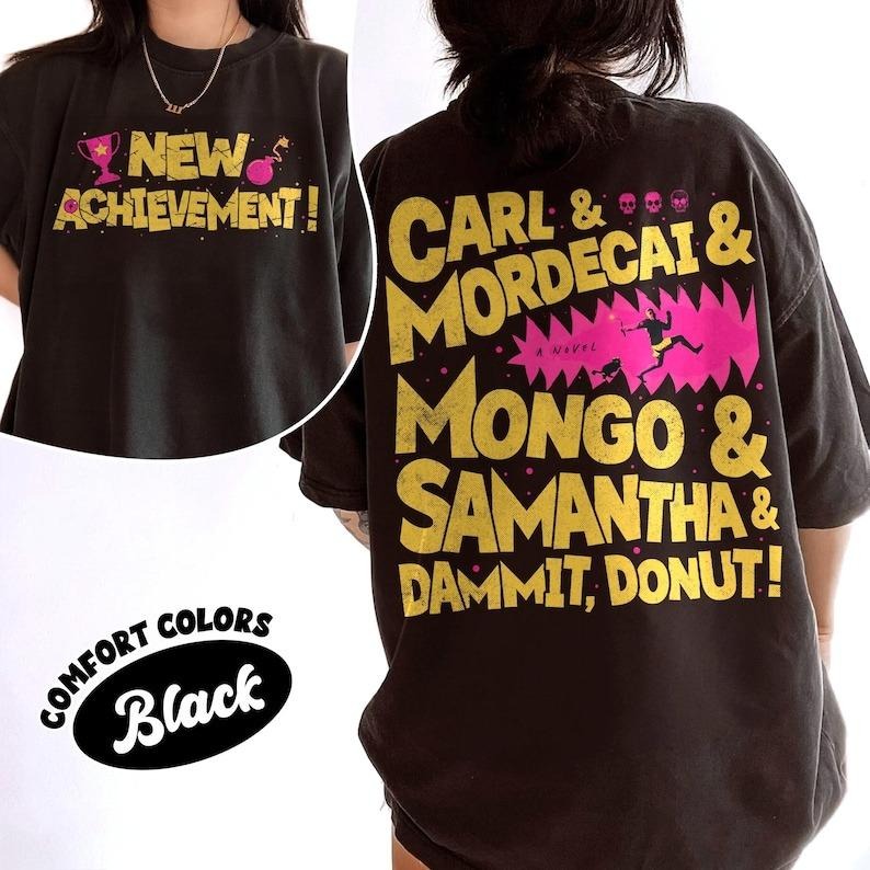 New Achievement Two-Sided Comfort Colors Shirt, Dungeon Crawler Carl T Shirt, Sci-Fi Book Lover Tee, Bookish Apparel for Book Lovers