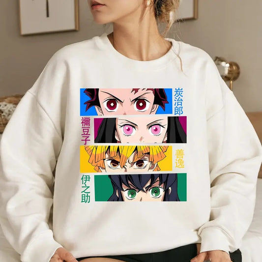New Generation Breathing DM Characters Shirt Crewneck Hoodie, Anime Otaku Shirt Comfort Cotton