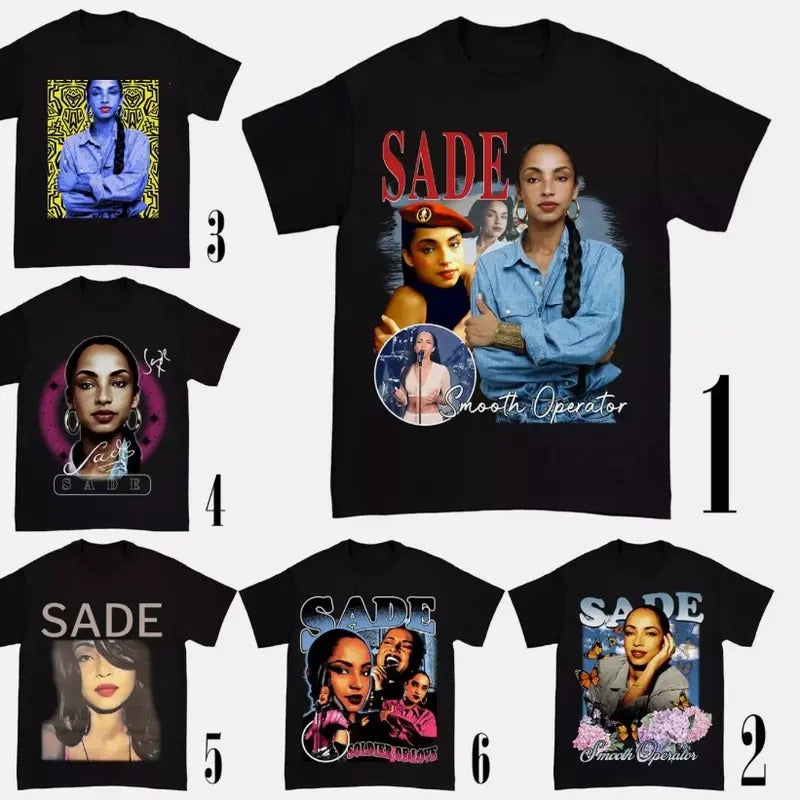 New Popular Sade Adu S-3XL T-Shirt, Fan Gift, Custom Style Shirt