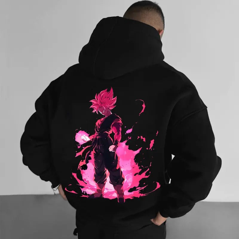 New Unisex Casual Dragon Ball Print Hoodie, Manga Hoodie For Men, Best Anime Hoodie, Gift For Anime Lovers, Anime Printed Shirt, DB Gift For Fans, Gift For Him, Gift For Her Tops