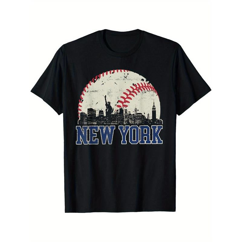 New York Retro Baseball Lover Met At Game Day T-Shirt made in usa