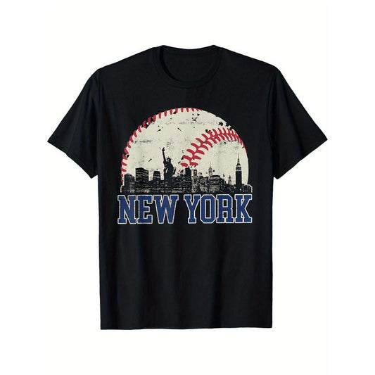 New York Retro Baseball Lover Met At Game Day T-Shirt made in usa