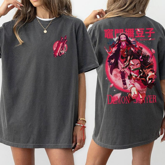 Nezuko Kamado Shirt, Nezuko Sun Breathing Sweatshirt Hoodie, To The Hashira Traing Sweatshirt Hoodie, Kimetsu No Yaiba Merch, Demon Slayer Outfit, Anime lover Gift, Christmas Gift