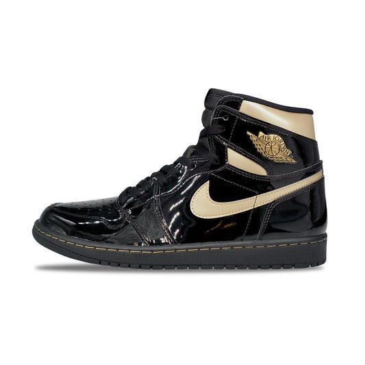 Nike Jordan 1 Retro High OG Black Metallic Gold 2020 (555088-032) Men 8-12