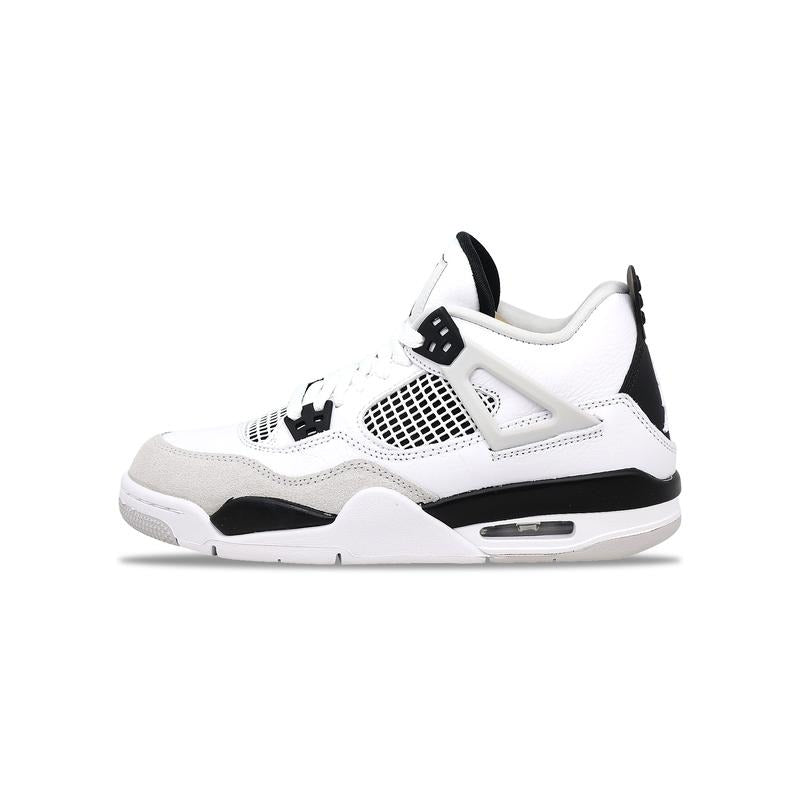 Nike Jordan 4 Retro Military Black 2022 GS (408452-111) Grade School Size 4Y-7Y