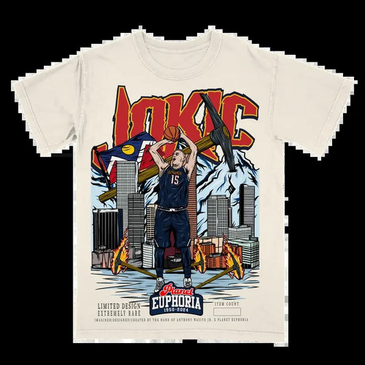 Nikola Jokić Planet Shirt, Vintage Style 90s Retro Unisex Streetwear Tee