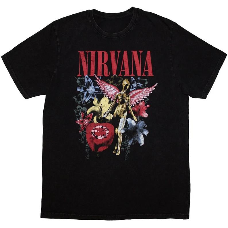 Nirvanaa In Uteroo Vintage Collage Official Tee T-Shirt and Sweatshirt, Mens Unisex, gift for fans, menswear, casual crewneck top gift