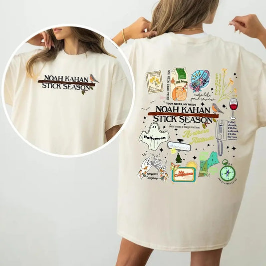 No4h K4h4n Stick Season Tour Shirt, No4h K4h4n Halloween, No4h K4h4n Folk Pop Music Shirt, No4h K4h4n Album Retro Vintage Merch Sweatshirt