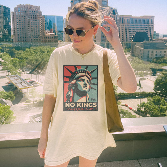 No Kings - Liberty and Justice For All T-Shirt