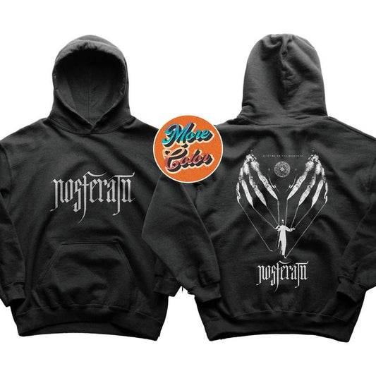 Nosferatu 2024 Movie Unisex Shirt, Bill Skarsgard Count Orlok Nicholas Hoult A Symphony Of Horror Count Dracula Bram Stoker Hoodies 2-Sided