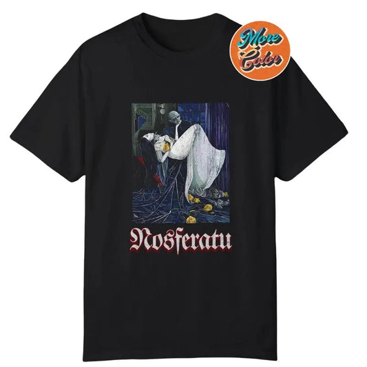 Nosferatu Gothic Vampire Horror Movie Vintage Shirts, Cotton Unisex T-Shirt, Crew Neck, Size S- 3XL, Menswear Top, Womenswear Top Underwear Streetwear