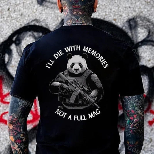 Not A Full Mag Shirt - Full Color, Casual Classic Design, Cotton Fabric, Breathable, Hoodie Style, Ideal for Day Wear