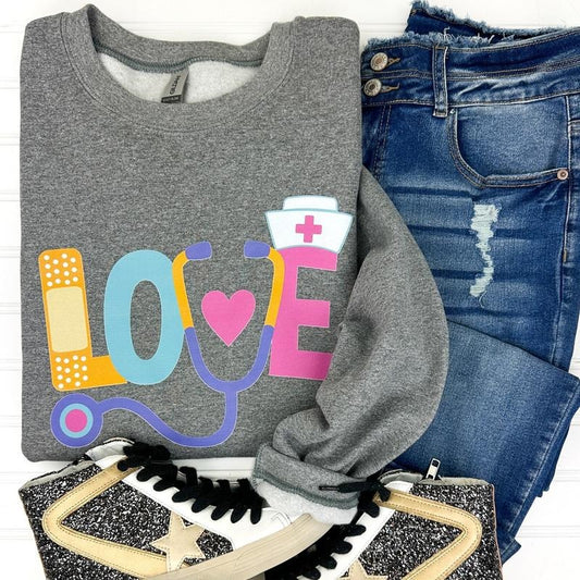 Nursing LOVE Gildan Sweatshirt