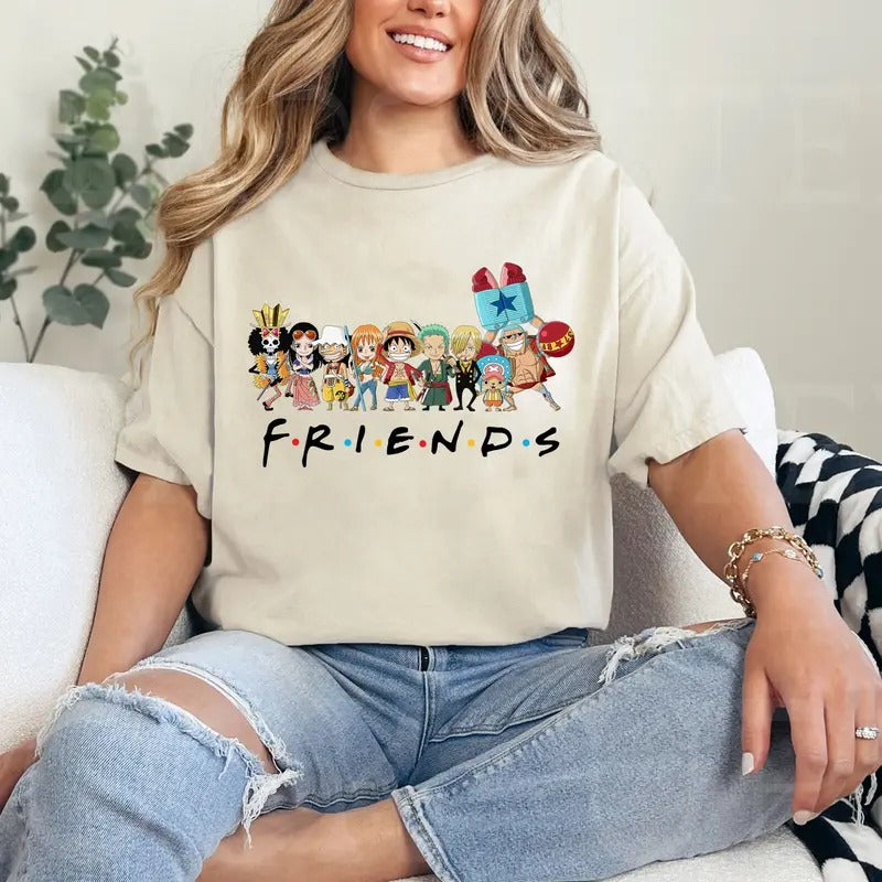 OP Characters Kawaii Tshirt Crewneck Hoodie Comfort Cotton