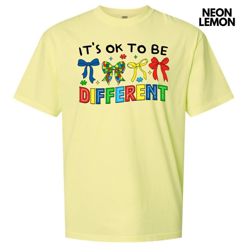 Ok To Be Different Comfort Colors T-Shirt 'NLB'