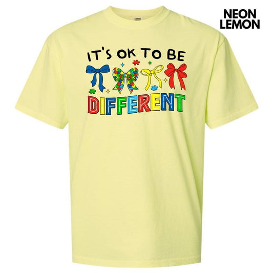 Ok To Be Different Comfort Colors T-Shirt 'NLB'