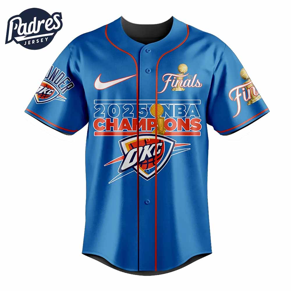 Oklahoma City Thunder NBA x Peanuts Personalized Baseball Jersey For Fans - Padres Jersey Oasis: Elevate Your Baseball Style Game