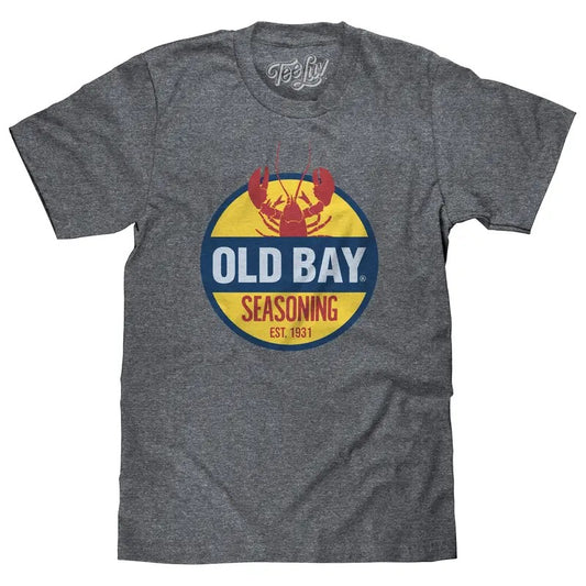 Old Bay Seasoning Lobster Logo T-Shirt - Gray