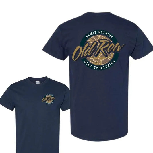 Old Row 80s Camo Circle Pocket T-Shirt, Women's Clothing Comfort retro