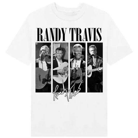 Old School Country Guitarist T-Shirt, Retro Concert Graphic Tee for Music Fans, Classic Music Vibe Shirt Cotton Fabric