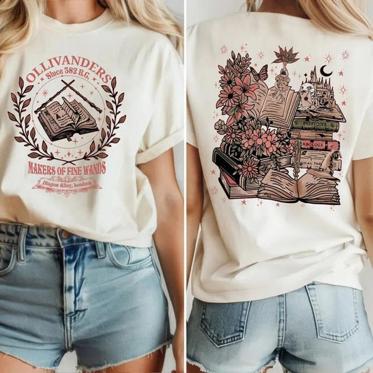 Ollivanders Wand Shop 2 Sides Sweatshirt, Wizard Book Shop, Ollivanders Wand Shop T Shirt, Wizard Hp, Makers Of Fine Wands, Unisex Pullover Tee
