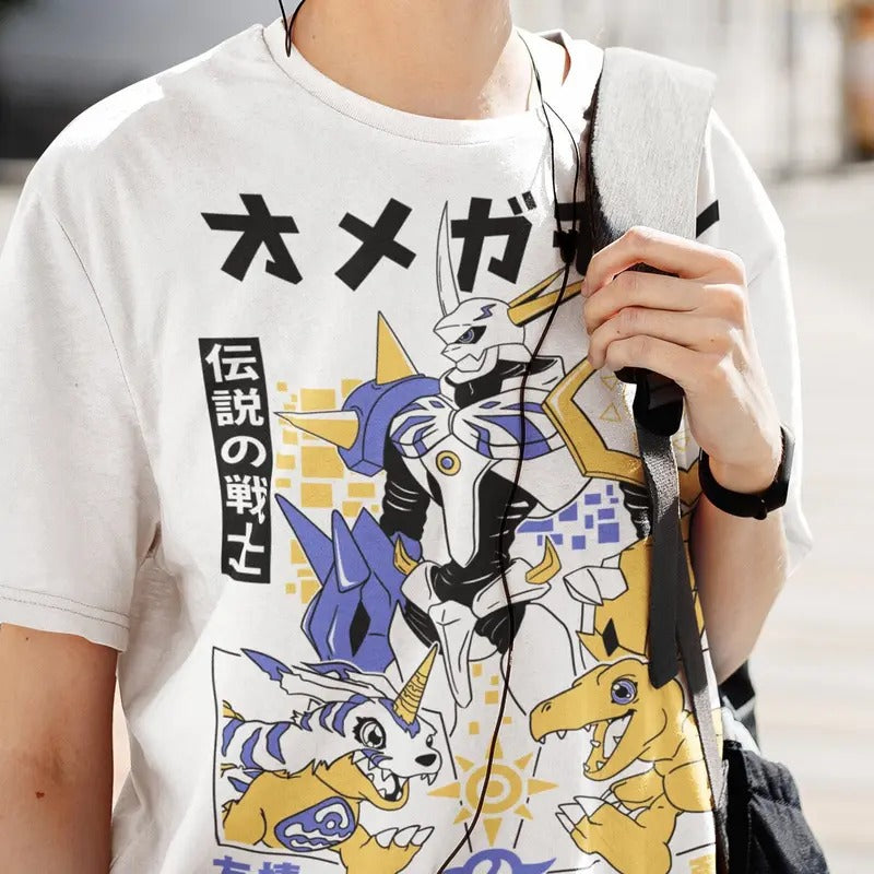 Omnimon Digimon Adventure T-Shirt Guilmon Digimon Adventure Anime Shirt All Size Personalized Gifts Gifts Gifts for Mom Birthday