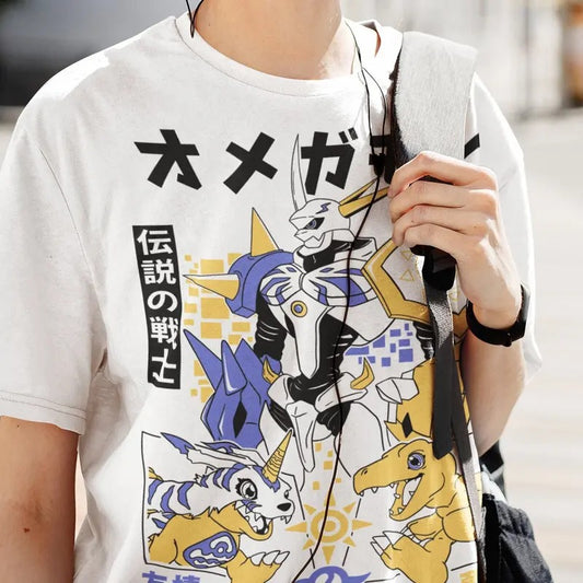 Omnimon Digimon Adventure T-Shirt Guilmon Digimon Adventure Anime Shirt All Size Personalized Gifts Gifts Gifts for Mom Birthday