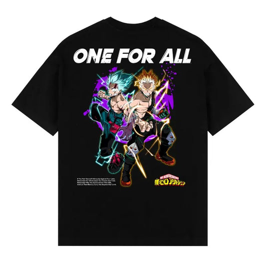 One For All - My Hero Academia Graphic Tee, Game Shirt, Anime Shirt, Manga Shirt