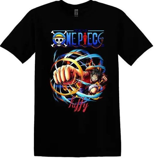 One Piece Luffy Captain Punch Anime Unisex T shirt