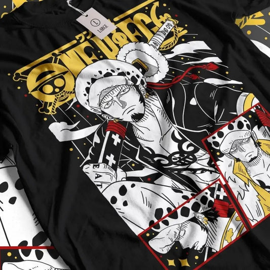 One Piece Trafalgar Law New T-shirt,Anime,Ulistrator Disegn,Graphic Tee