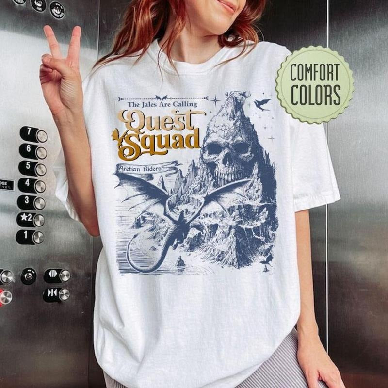 Onyx Storm Brave The Dark Shirt, Dragon Lover Shirt, Quest Squad Aretian Riders, Book Lover Sweatshirt, Fourth Wing Lover, Fun