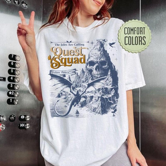 Onyx Storm Brave The Dark Shirt, Dragon Lover Shirt, Quest Squad Aretian Riders, Book Lover Sweatshirt, Fourth Wing Lover, Fun