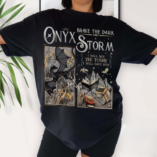 Onyx Storm Shirt, Violet Sorrengail Tee, Fourth Wing Shirt, Basgiath War Collegee, I Will Save Him, Xaden Riorson Shirt HO8TQ