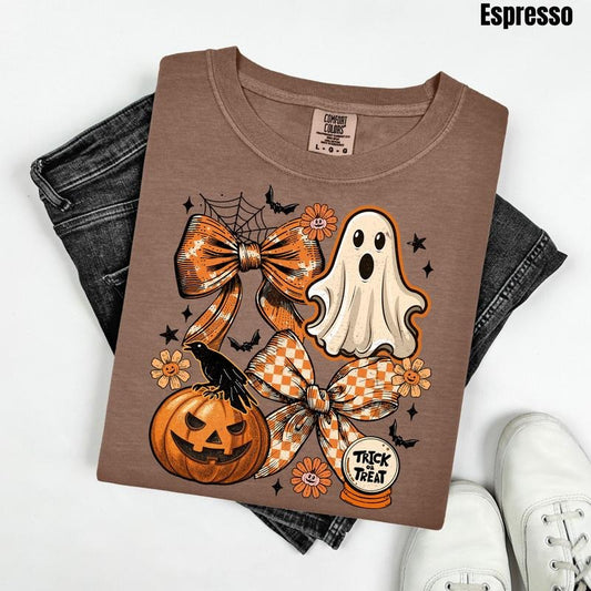 Orange Trick Or Treat Comfort Colors T-Shirt 'NLB'