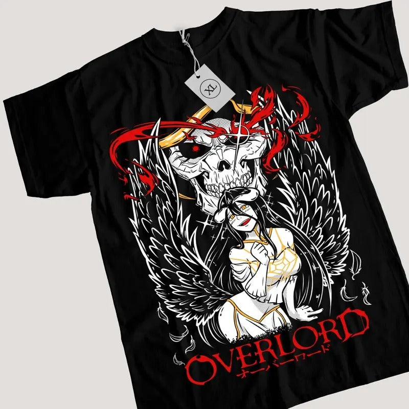 Overlord Ainz T-Shirt S-4XL Ooal Gown Albedo Overlord Anime Manga Gifts Shirt Tshirt S-4XL