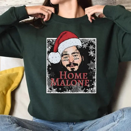 Oversized Home Alone Sweatshirt, Ugly Christmas Sweatshirt, Home Alone Sweatshirt, Christmas Gift Idea, Ghost Alone Shirt
