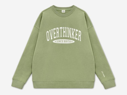 Overthinker Since Birth Crewneck Sweatshirt DRG, Classic Cotton