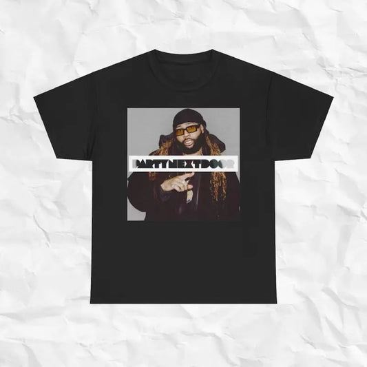 PARTYNEXTDOOR, Partynextdoor Album Cover T-Shirt, Bootleg Tee Vintage Graphic Tee, Merch Streetwear Hip-Hop, Premium Unisex Cotton Tee Menswear Top Underwear Tshirt