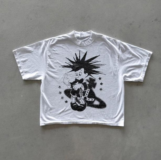 PINOX T-Shirt, Gifts Shirt, Unisex Vintage Graphic Tees Gothic Grunge Y2k Emo Scene Amity Affliction Style Clothes Men Women Streetwear