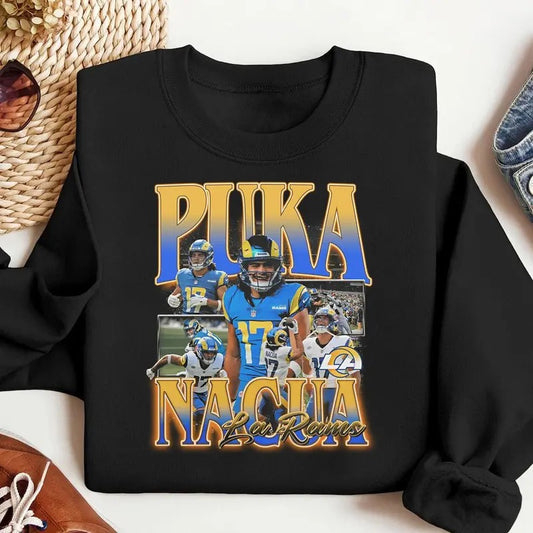 PUKA NACUA Sweatshirt- for Men and Women - Casual Classic Cotton - Fashion Top for Daily Wear - for Rams Fans, For Men, For Women, Casual Classic Fashion Cotton