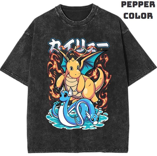 PXDragonite Vintage Graphic Tees, Dragonite Tshirt, Pokemon Shirts, Pokemon Merch, Anime Manga Shirt, Anime Clothing, Unisex Casual Outfits, Crew Neck Gifts For Men Women Streetwear Menswear Womenswear