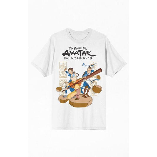 PacSun Men's Avatar The Last Airbender Anime T-Shirt - Multicolor