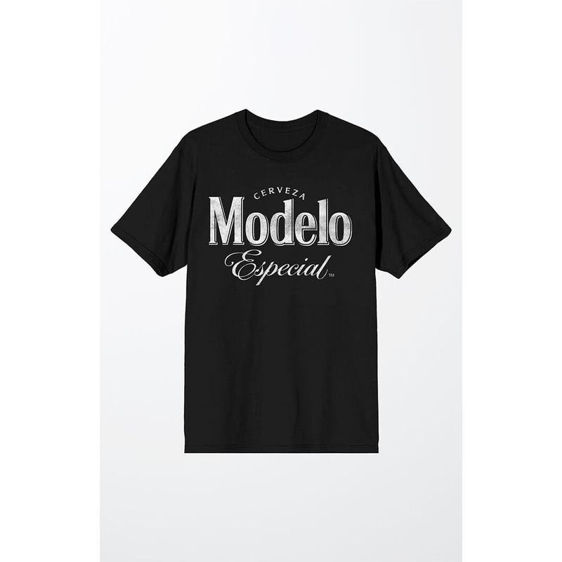 PacSun Men's Black Modelo Classic Logo T-Shirt