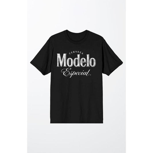 PacSun Men's Black Modelo Classic Logo T-Shirt