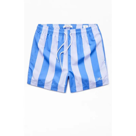 PacSun Men's Blue Playa 4.5" Swim Trunks
