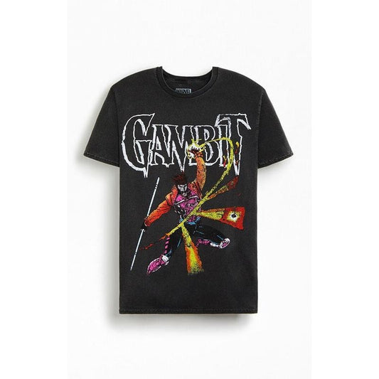 PacSun Men's Marvel Gambit Vintage Oversized T-Shirt - Multicolor
