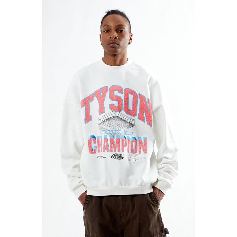 PacSun Men's Mike Tyson Champion Crew Neck Sweatshirt