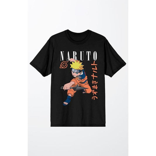 PacSun Women's Black Naruto Classic Character T-Shirt