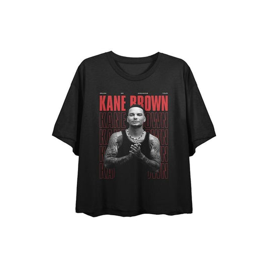 PacSun Women's Kane Brown Tour Locations Cropped T-Shirt
