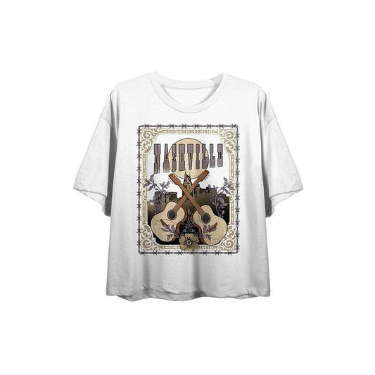 PacSun Women's Vintage Country Nashville Cropped T-Shirt